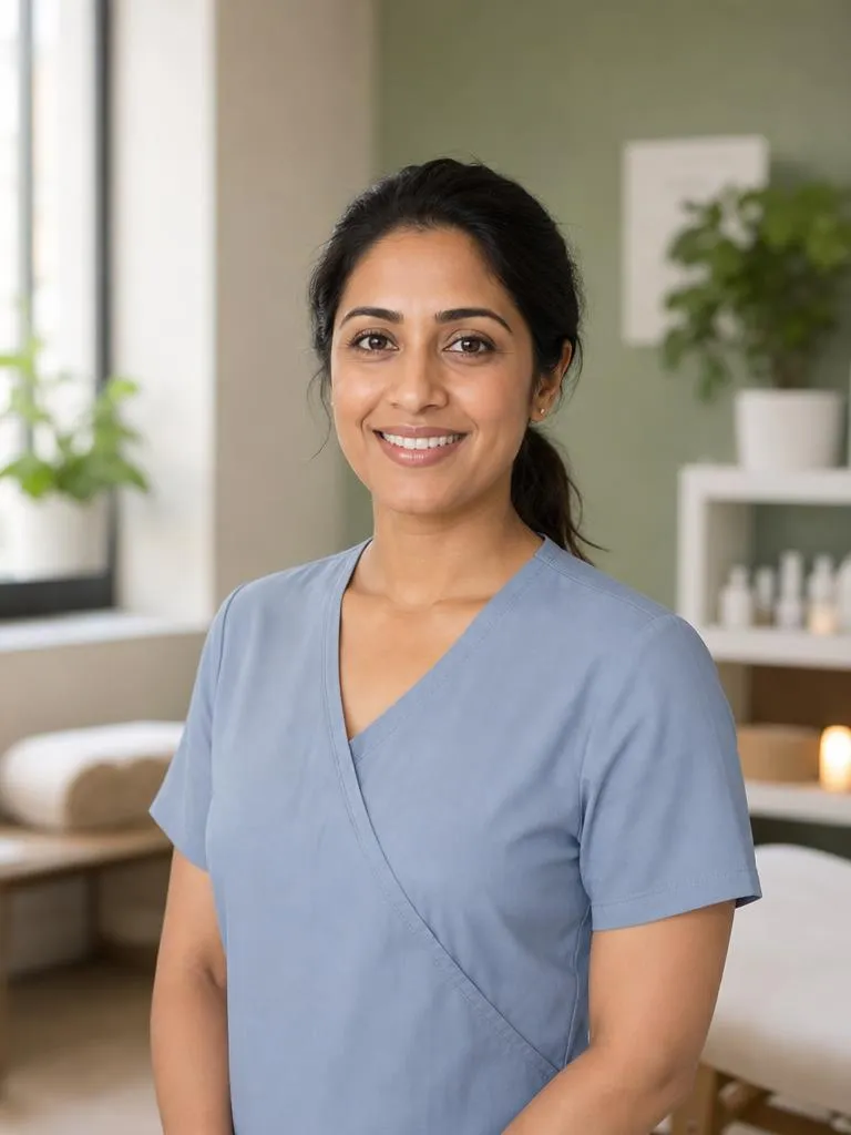 Portrait of Priya Anand, Licensed Massage Therapist